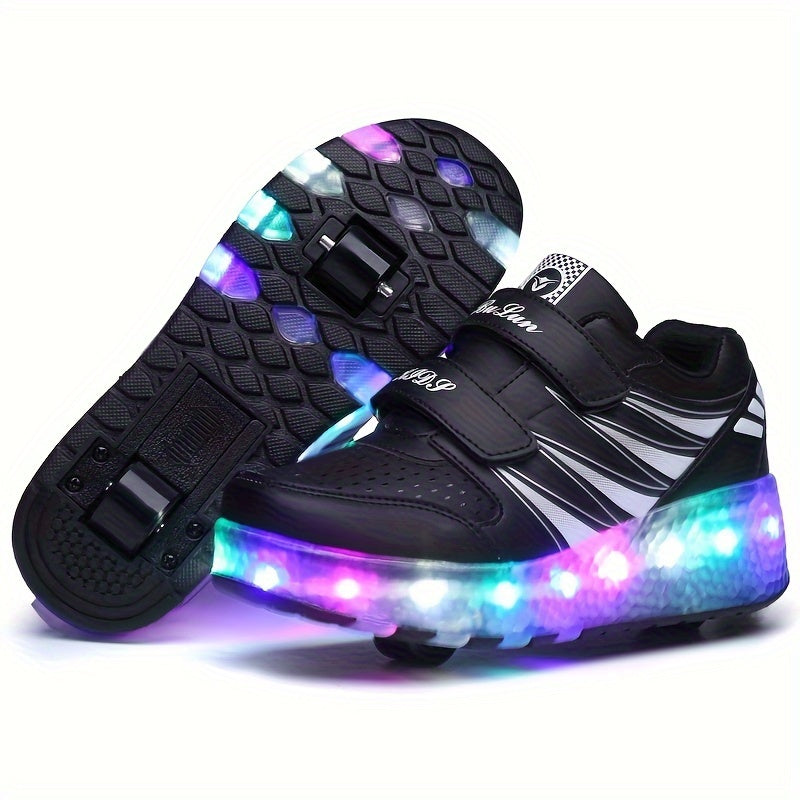 FlashRunners LED Roller Sneakers – Afneembare Wieltjes | Maat 26-35