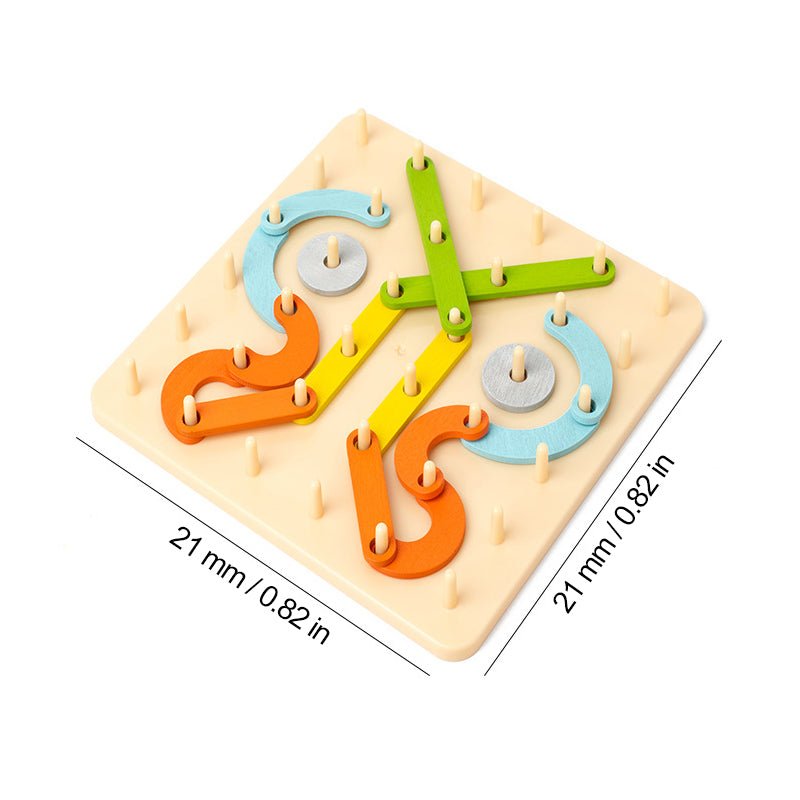 BrainShapes Builder – Educatieve Houten Puzzel voor Kinderen | Creatief & Leerzaam Spel