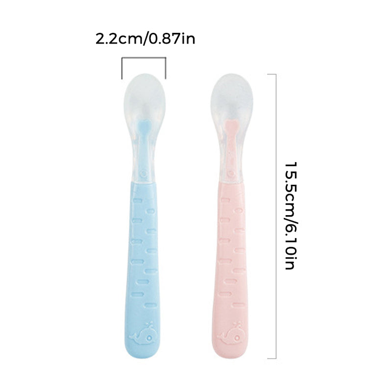 Siliconen Baby Lepel 2-in-1 – Veilig & BPA Vrij