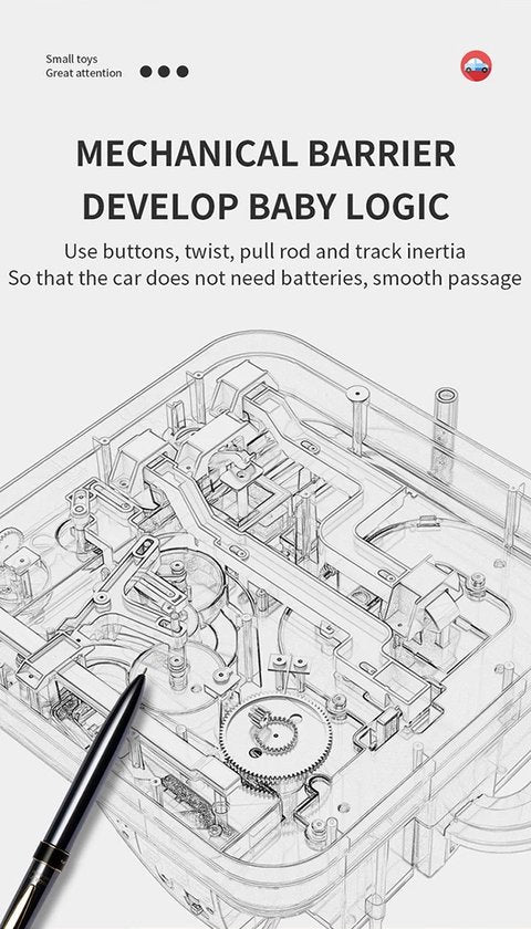 Speelset met Auto’s - TurboCity Avonturenbaan, Interactief, Zonder Batterijen, Inclusief 4 Voertuigen & Helikopter, Educatief, 3+ Jaar