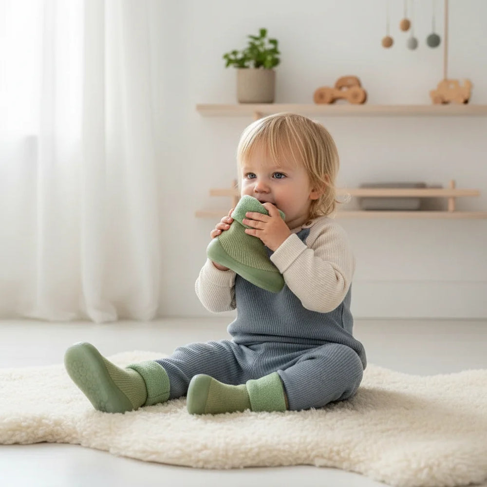 Sokschoenen Baby – Anti-Slip Babyschoenen (0–3 Jaar)