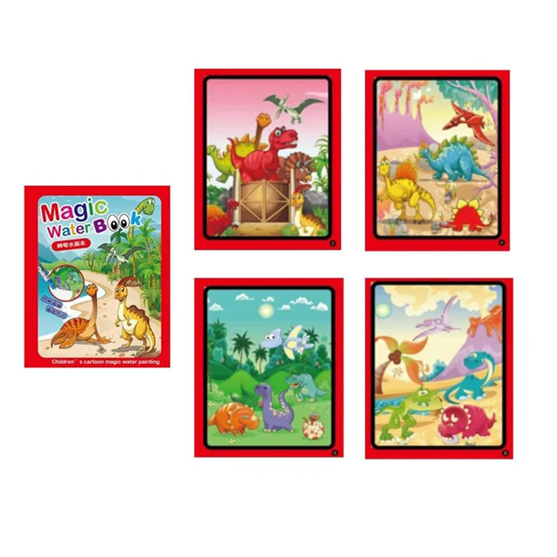 AquaSketch WonderBook – Magisch Herbruikbaar Water Kleurboek voor Kinderen