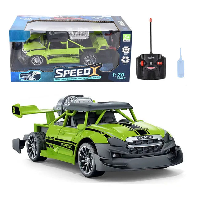 TurboBlast RC Racer – Afstandsbediening Auto voor Kinderen met Waterfun