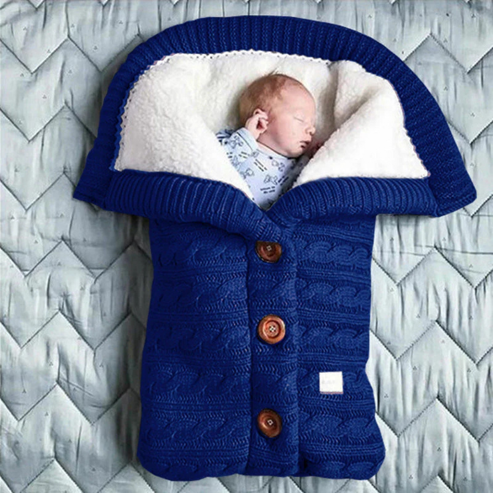 Gebreide Baby Slaapzak Winter – Warm, Zacht & Comfortabel voor Pasgeborenen