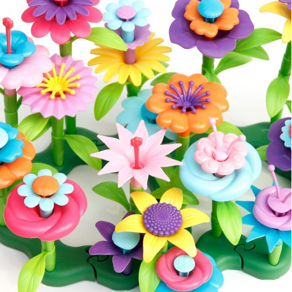 Creatieve Bloemen Bouwset voor Kinderen – BloomCraft Garden Studio Educatief Speelgoed 3+