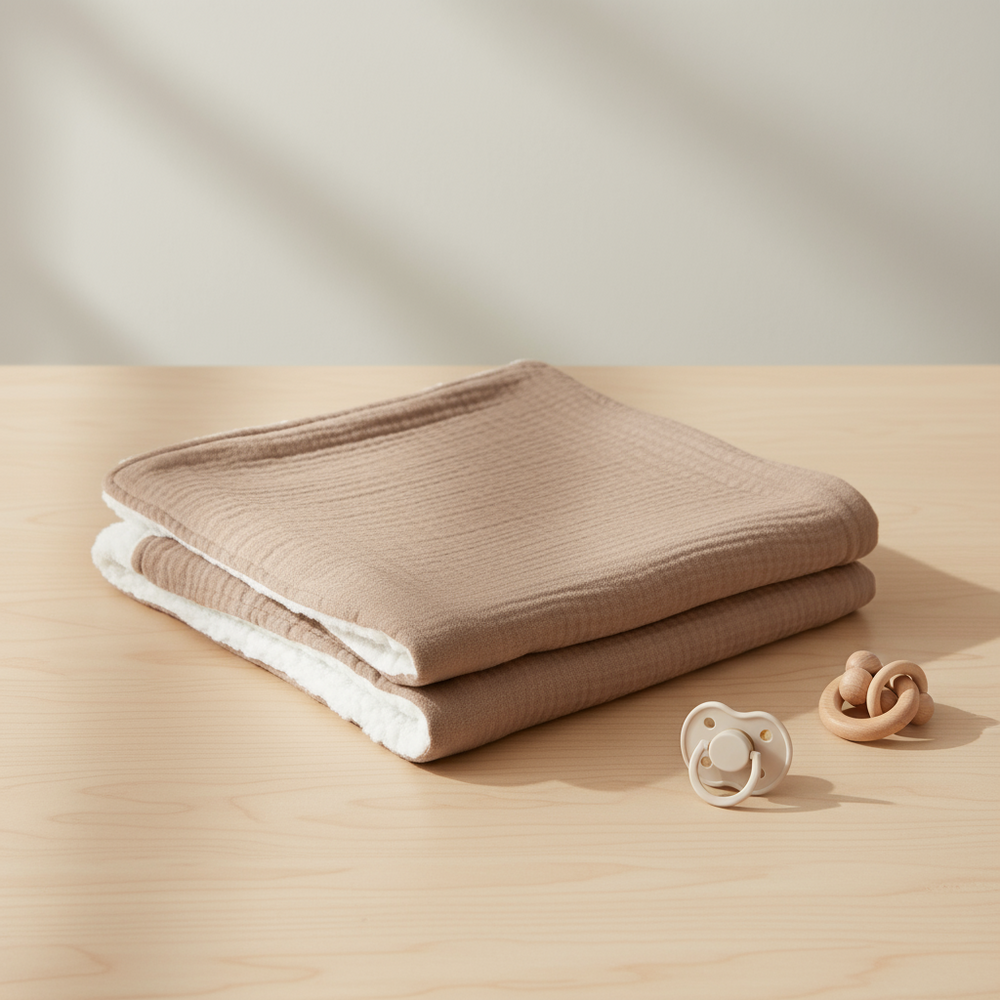Avelino Kids LumaNest 4-in-1 Inbakerdoek – Ademend & Zachte Babydeken voor Pasgeboren Baby’s