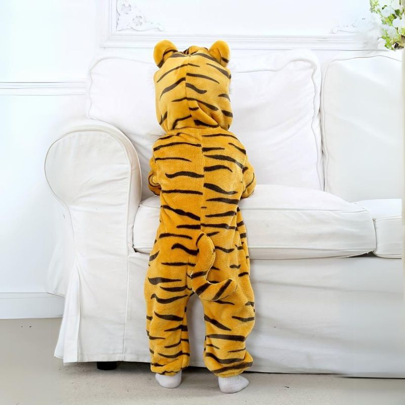 KleinWild Baby Peuter Kind Jumpsuit Dierenthema – Zacht, Veilig & Perfect Cadeau