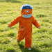 Kinder-onesie met monsterdesign en capuchon – zachte stof, ruime pasvorm | verkleedpak