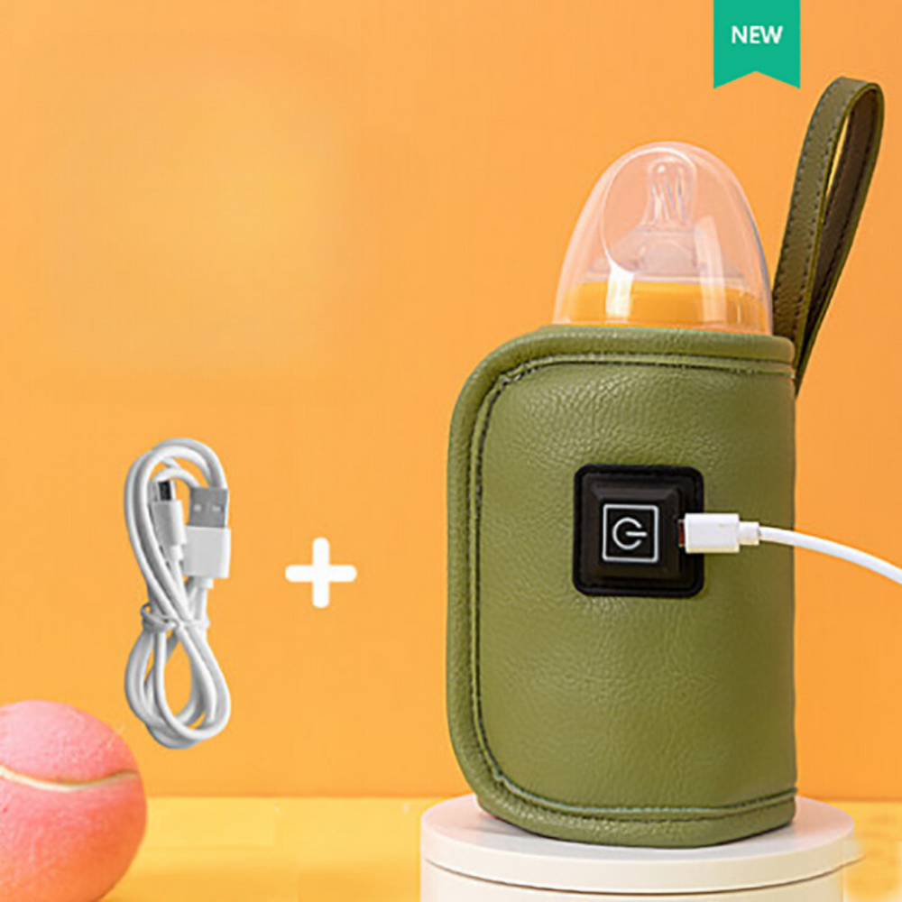 Draagbare Babyflessenwarmer – Warm Melk Onderweg in Minuten | USB & Type-C Aansluiting