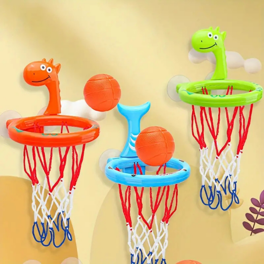 Badspeelgoed Basketbal Set – Dino Hoop met Ballen (3+)