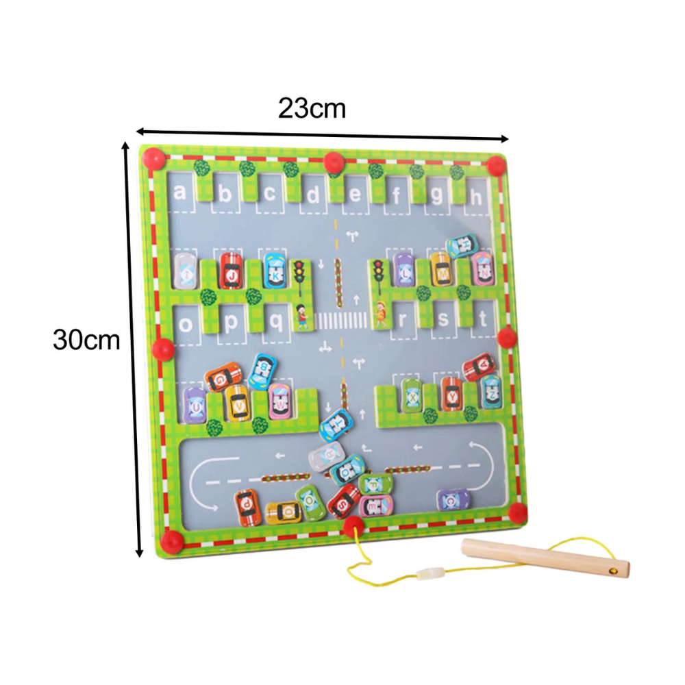 Magnetisch Alfabet Speelbord – Leerletters & Motoriek | Educatief Montessori Speelgoed 3+