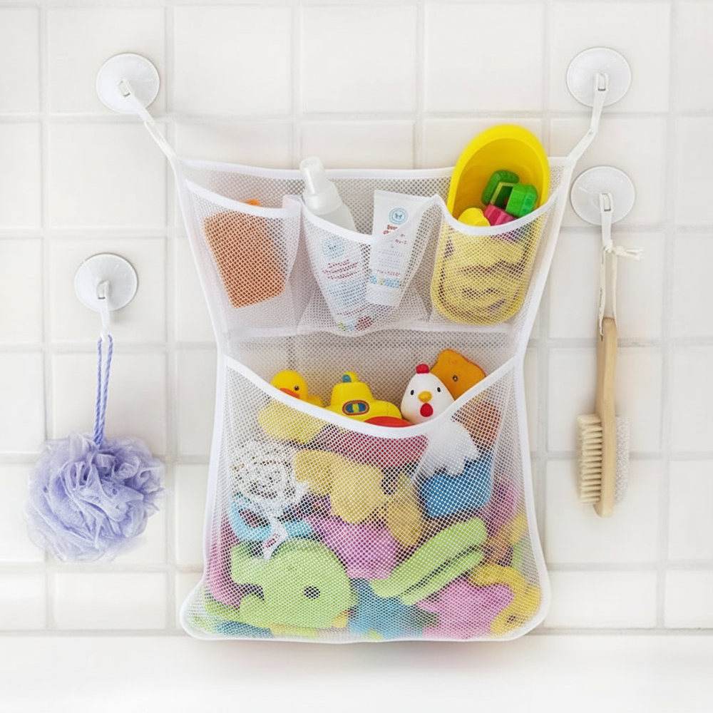 AquaNest – Badkamer Opbergnet voor Badspeelgoed