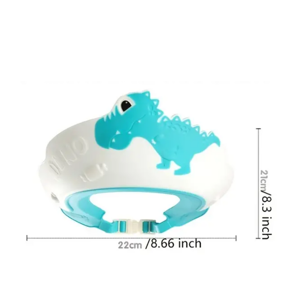 DinoSplash Baby Badmuts – Bescherming tegen Shampoo en Water voor Baby's en Peuters