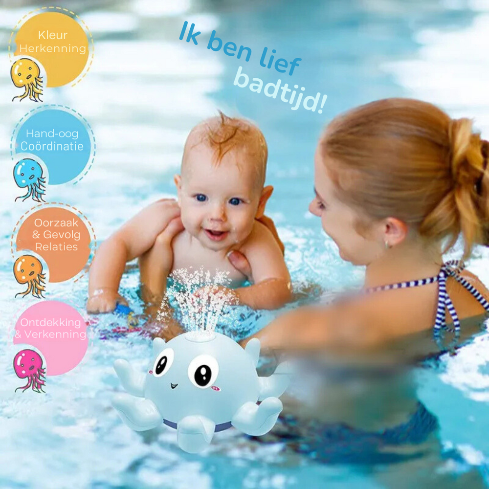 AquaGlow Badfontein met Licht – Magisch BadSpeelgoed voor Kinderen | Waterfontein & Discolichtjes