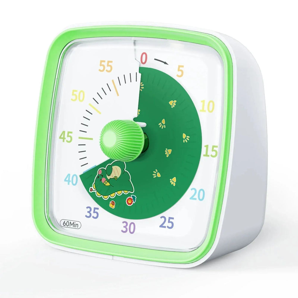 Calmero FocusFlow TimeLight – Stille Visuele Timer met Nachtlamp voor Huiswerk en Concentratie