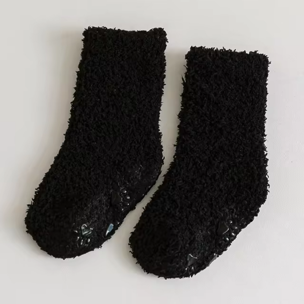 Babysokken Antislip – Warme Fleece Sokken (0–3 Jaar)