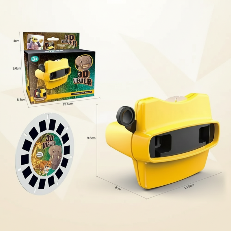 3D Viewfinder Kinder – Dia Kijker Speelgoed met Schijven (Educatief)