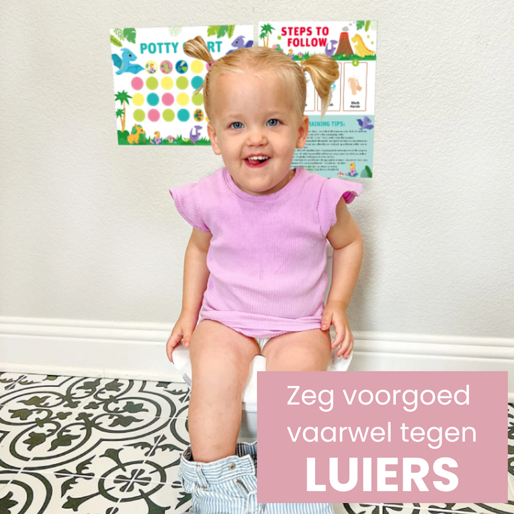 Zindelijkheidstraining Beloningskaart – Potty Chart met 280 Stickers Peuters 2+