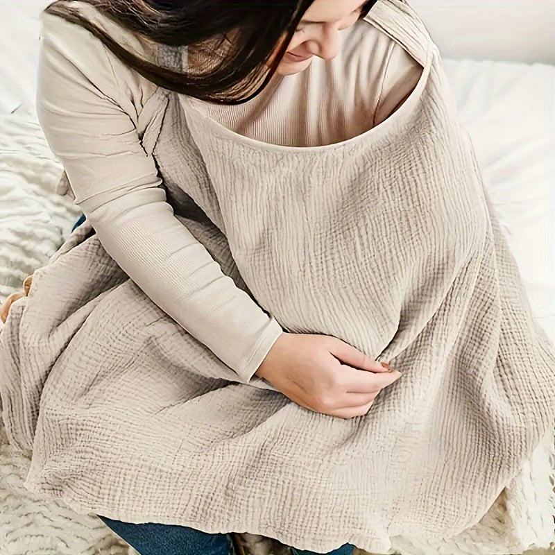 Ademend & Comfortabel Borstvoedingssjaal Katoen – Privacy & Stijl voor Nieuwe Mama’s | LunaCare