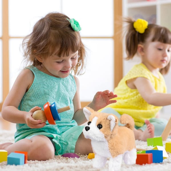 Interactieve Speelgoed Hond – Bewegende Knuffel Hond met Geluid