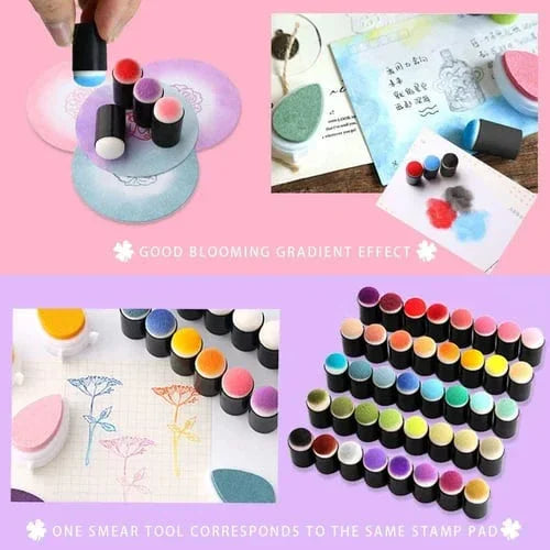 Artilo Vingerverf en Stempelset voor Kinderen – Complete Creatieve Set met 20 Kleuren Inkt