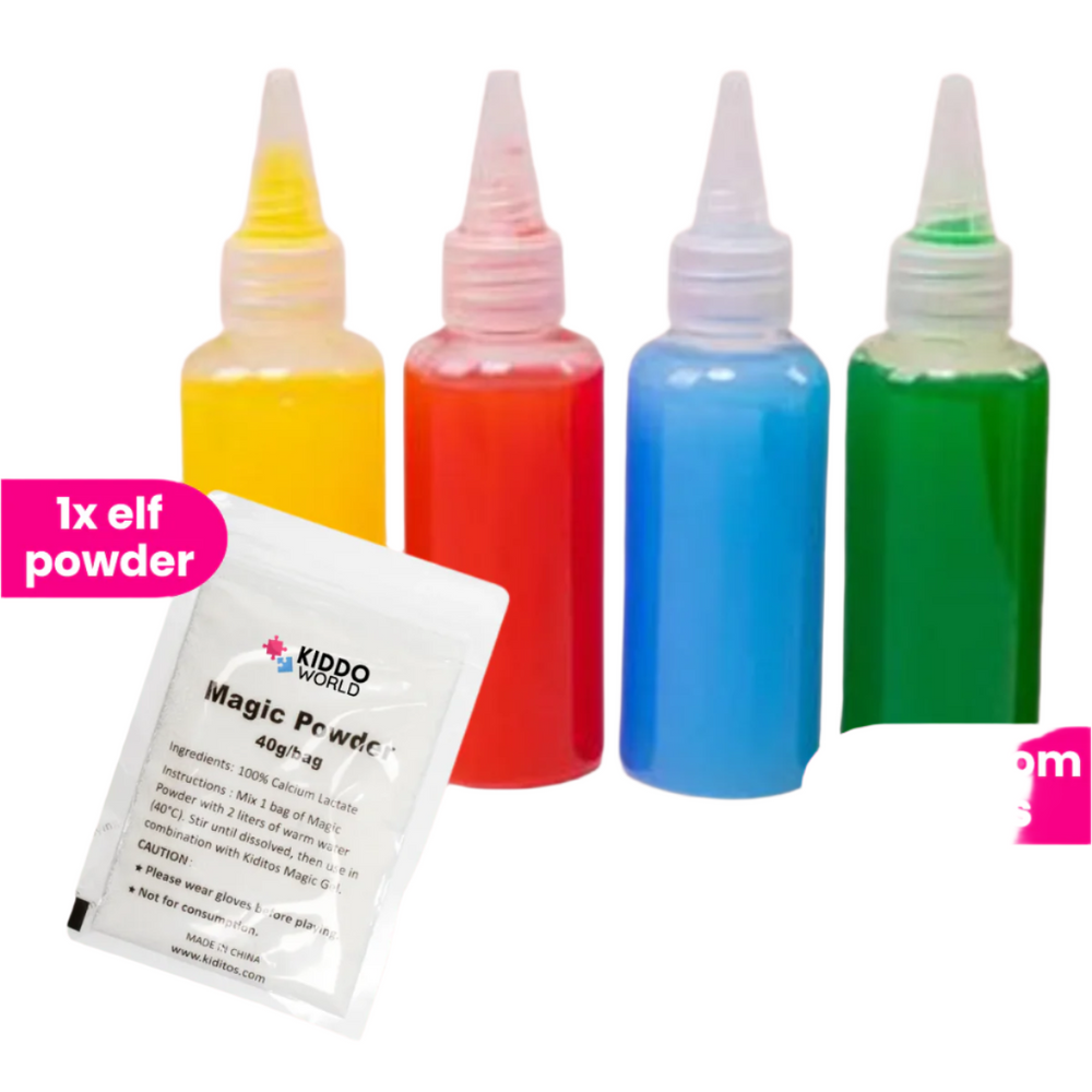 GeloCrafter Refill Set – Extra Kleuren & Feeënvorm voor 3D Gelfiguren