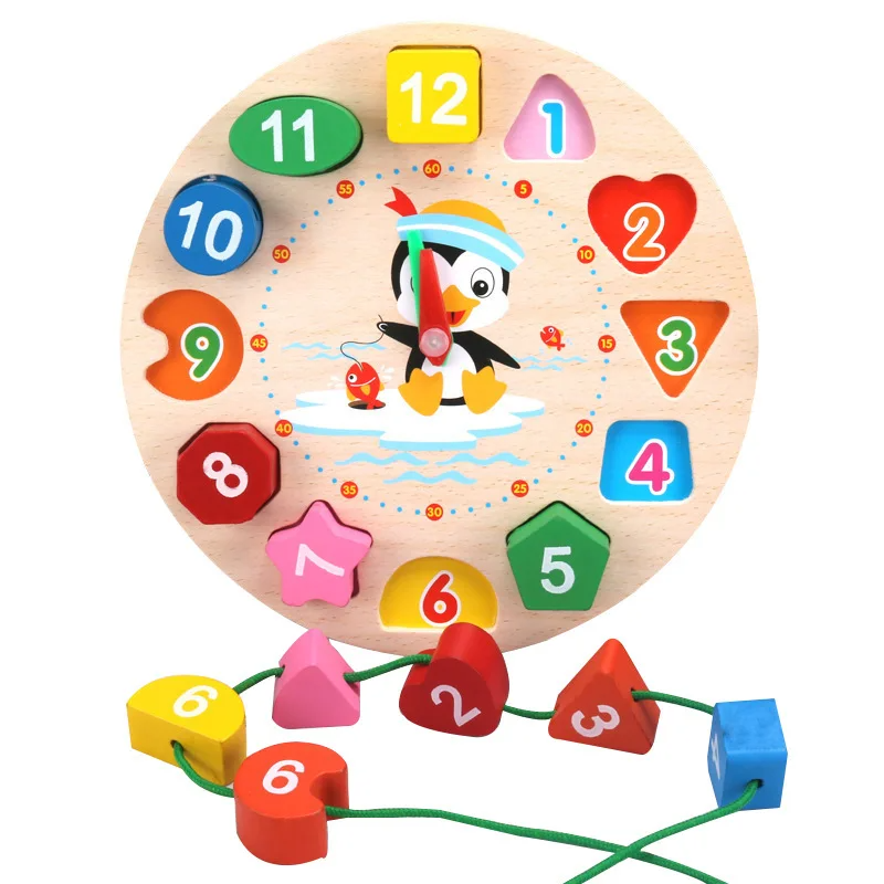 Kinderhorloge om Klokkijken te Leren – Kleurrijk Analoge Leerklok voor Kinderen (4+)