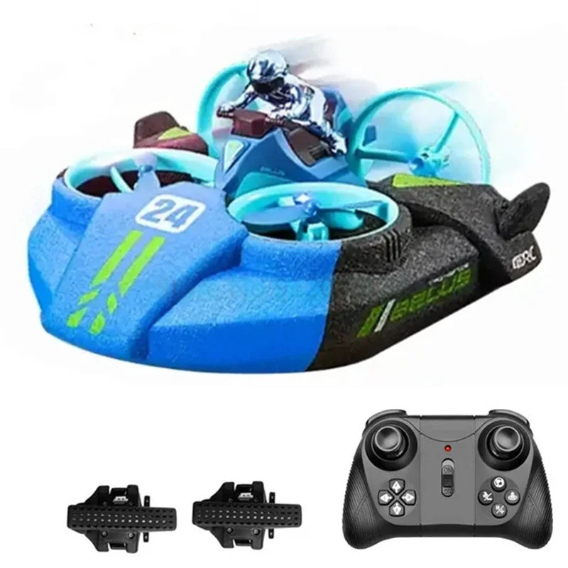 SkyRider – 360° Amfibie RC Drone Auto