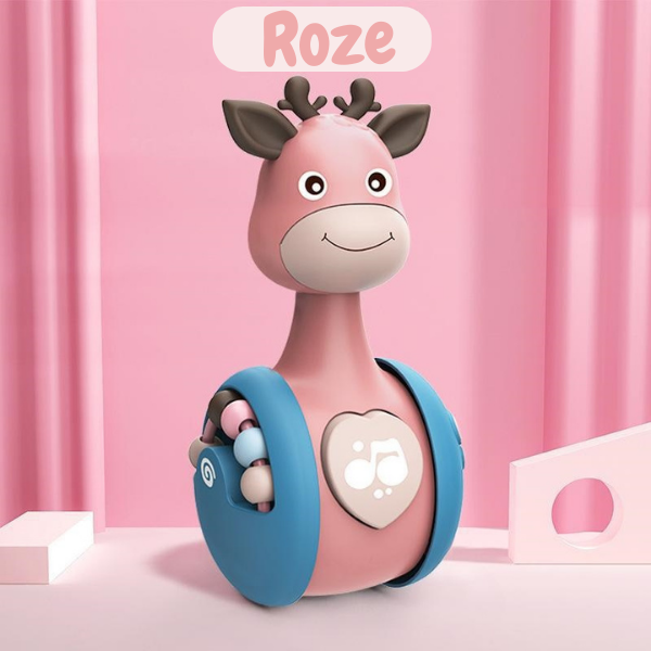 Interactieve Tuimelpop voor Baby’s – LittleMoose TumbleTune