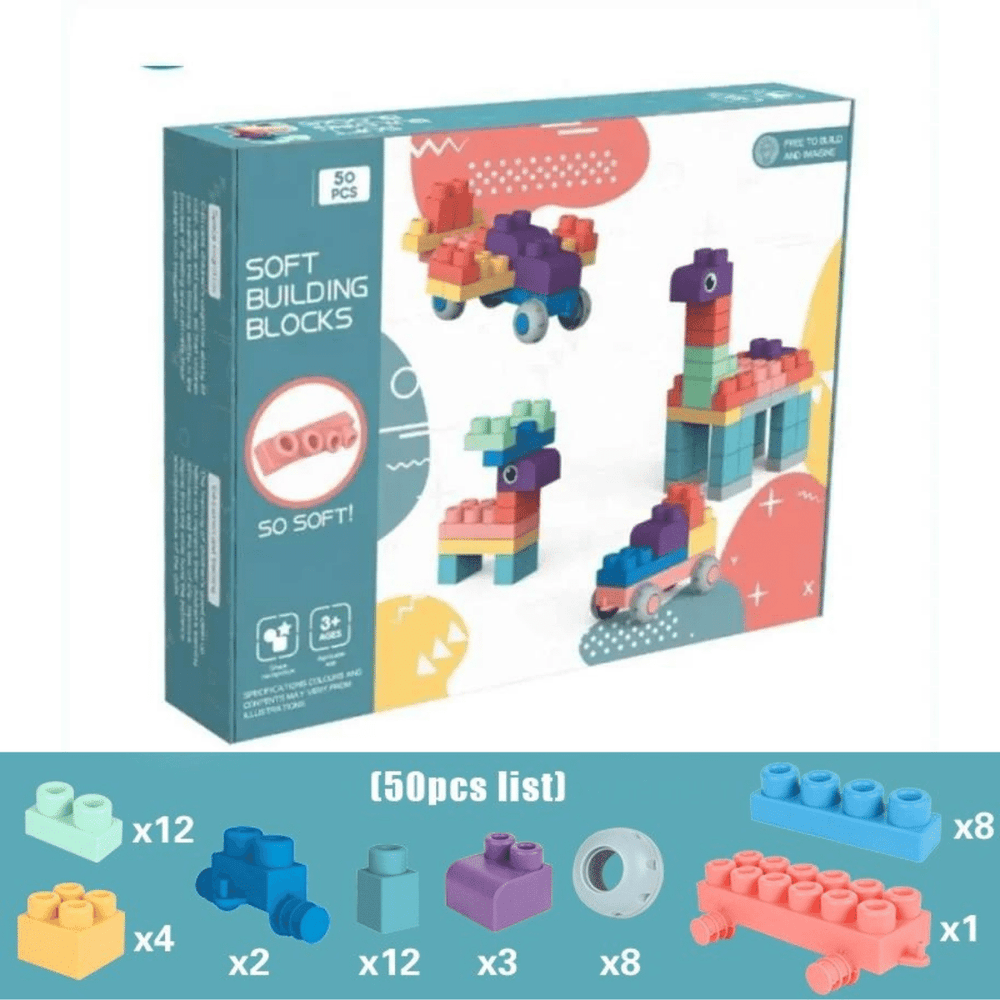 FlexiBlocks – Zachte Bouwstenen – Creatief Bouwspeelgoed voor Kinderen
