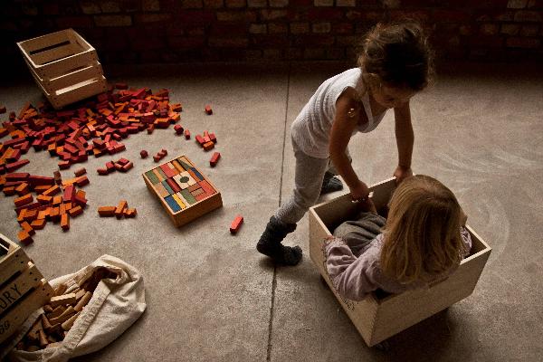 Houten Blokkenset 35-delig – Educatief Bouwspeelgoed Peuters 2+
