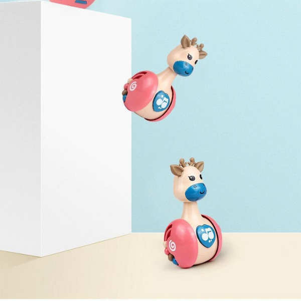 Interactieve Tuimelpop voor Baby’s – LittleMoose TumbleTune