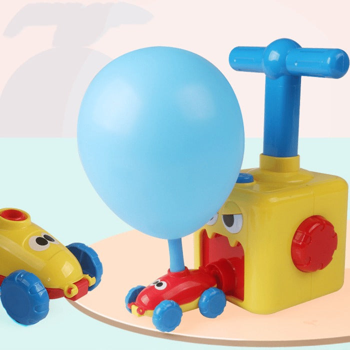 TurboPop Luchtpompend Speelgoedauto – Educatief en Snel Speelgoed voor Kinderen 2+