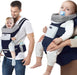 Unisex Baby Draagzak Grijs 6-in-1 Verstelbaar Comfortabel Katoen-More For Mini