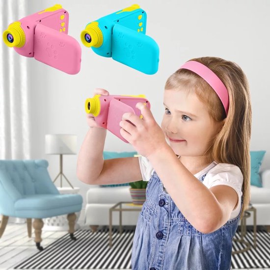 Digitale Kindercamera 12MP – Creatief Speelgoed met Filters, Zoom & Spelletjes
