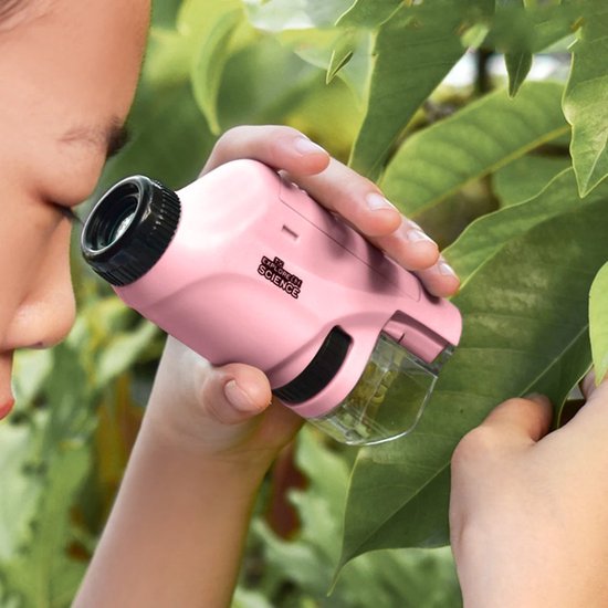 Draagbare Microscoop - Mini Explorer , 60x-120x Vergroting, Educatief Wetenschapsspeelgoed, +2 Jaar
