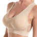 Beugelloze bh met lift-effect van ademend nylon – zonder haakjes, ventilatiezones | comfortbh