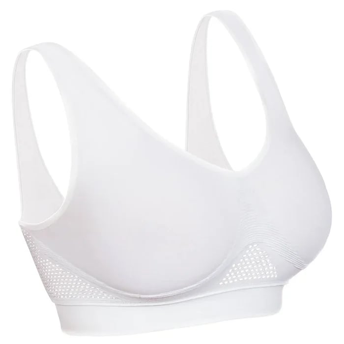 Beugelloze bh met lift-effect van ademend nylon – zonder haakjes, ventilatiezones | comfortbh