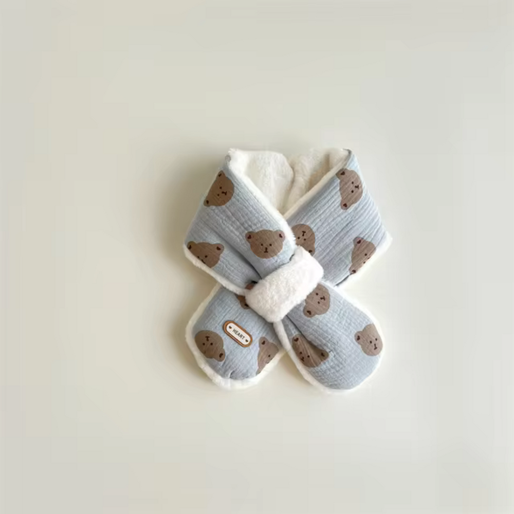 Teddy Bear Kinder Sjaal – Warm, Zacht & Schattig voor Peuters
