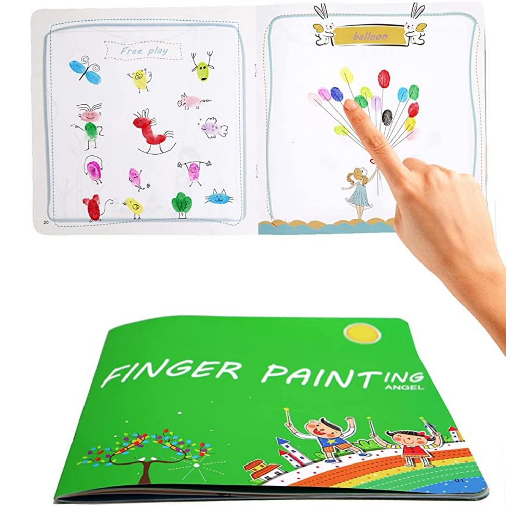 Wasbare Vingerverf voor Kinderen – ColorJoy ColorPlay Set