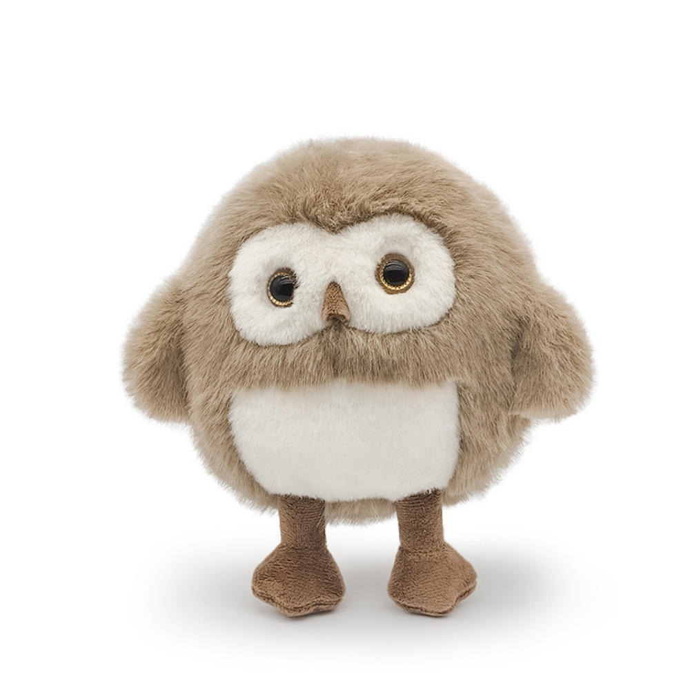 Pluche knuffeldier in 13 uitvoeringen – uil, pinguïn, hond of slang, zachte vulling | knuffelbeest