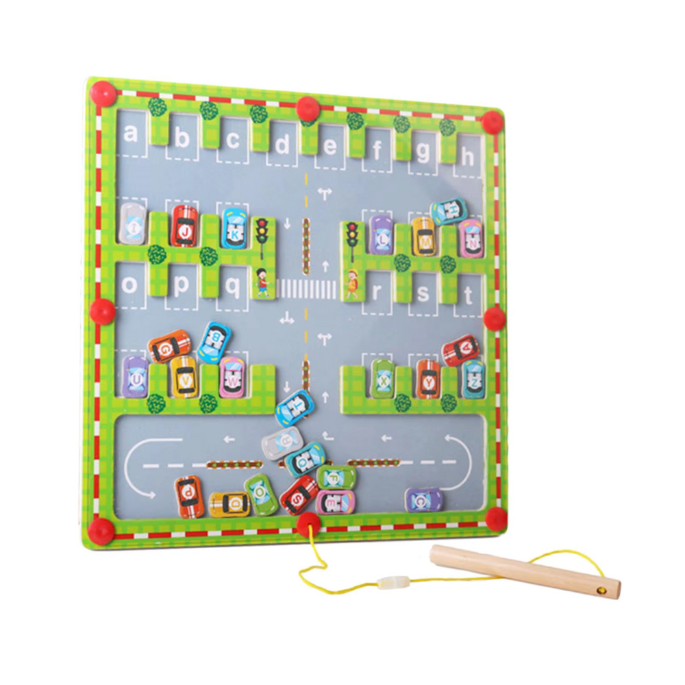 Magnetisch Alfabet Speelbord – Leerletters & Motoriek | Educatief Montessori Speelgoed 3+