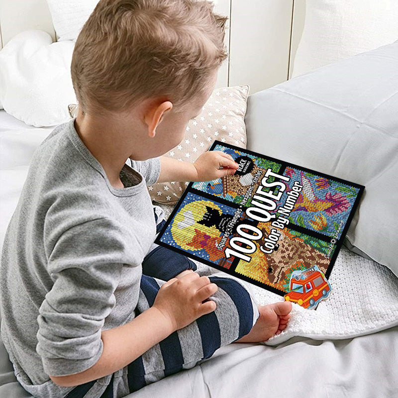 Nummerkleurboek voor Kinderen en Volwassenen – Creatieve Ontspanning en Motoriekontwikkeling