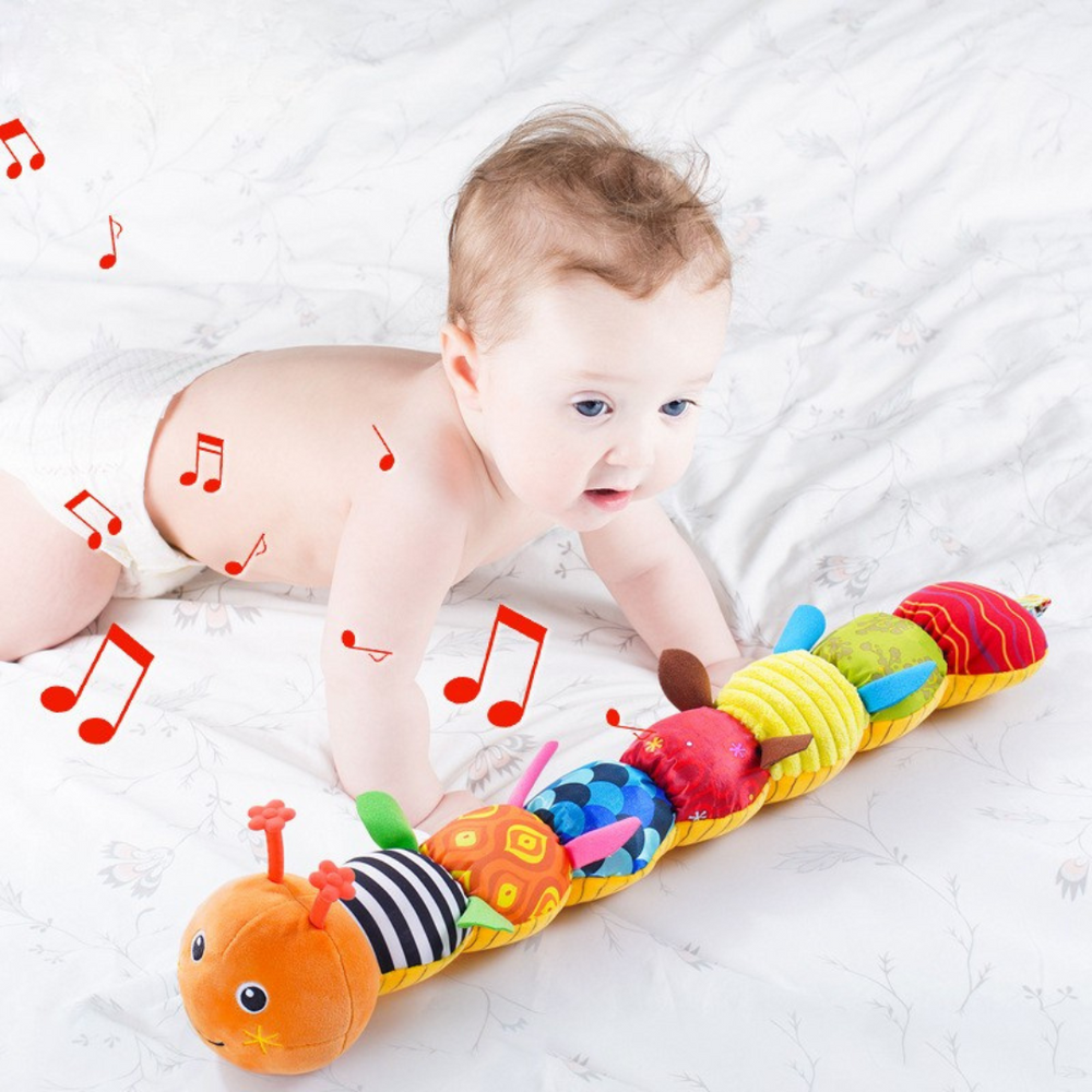 Babyspeelgoed 0+ – Muzikale Rups met Geluid & Sensorisch