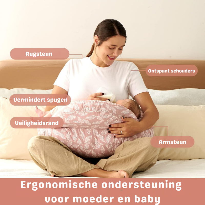 Voedingskussen Baby – Ergonomisch Borstvoeding Kussen 0+