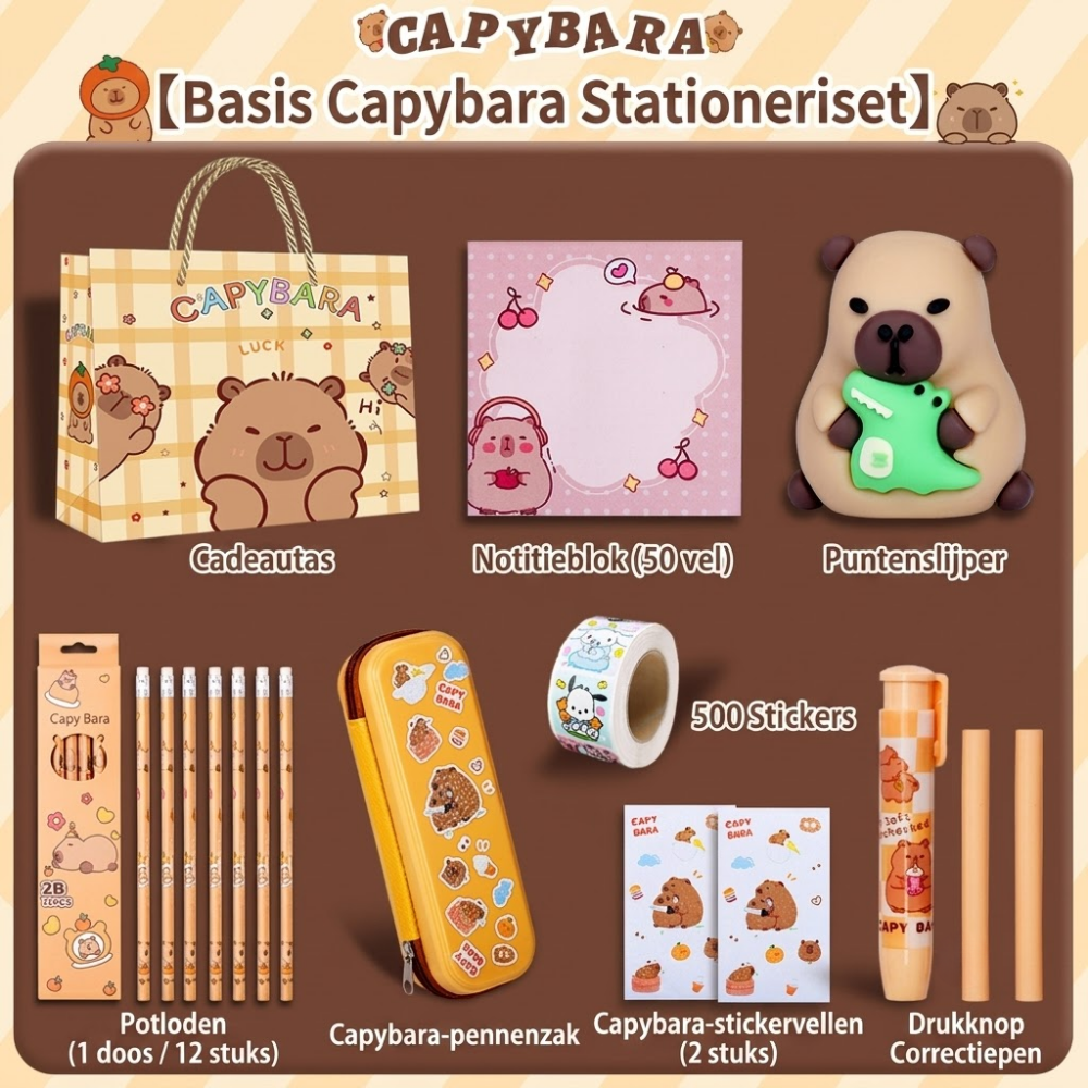 Complete schoolspullen-cadeauset voor kinderen