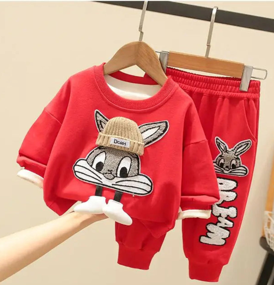 Unisex Warme Bunny Sweater & Broek Set (2-Delig)