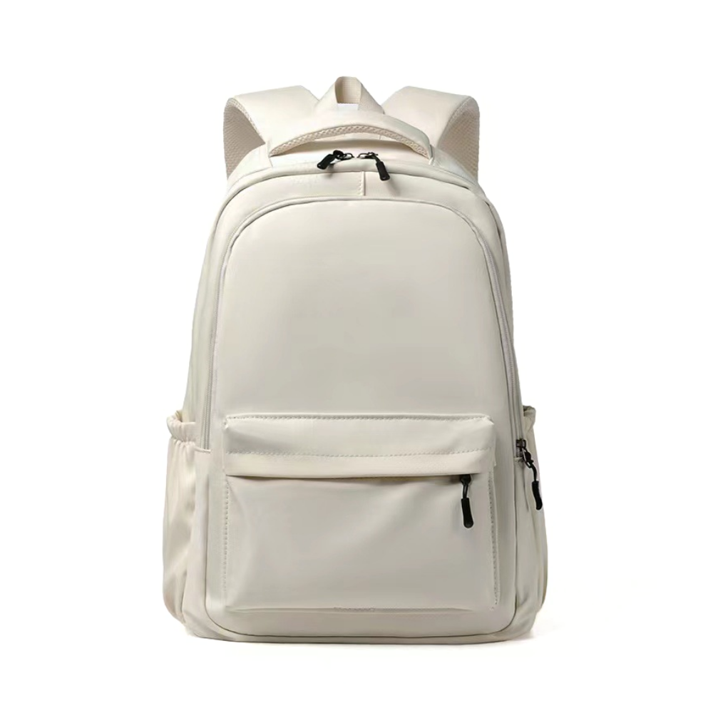 Laptoprugzak voor school en studie met voorvak en zijvakken – nylon, lichtgewicht | schooltas