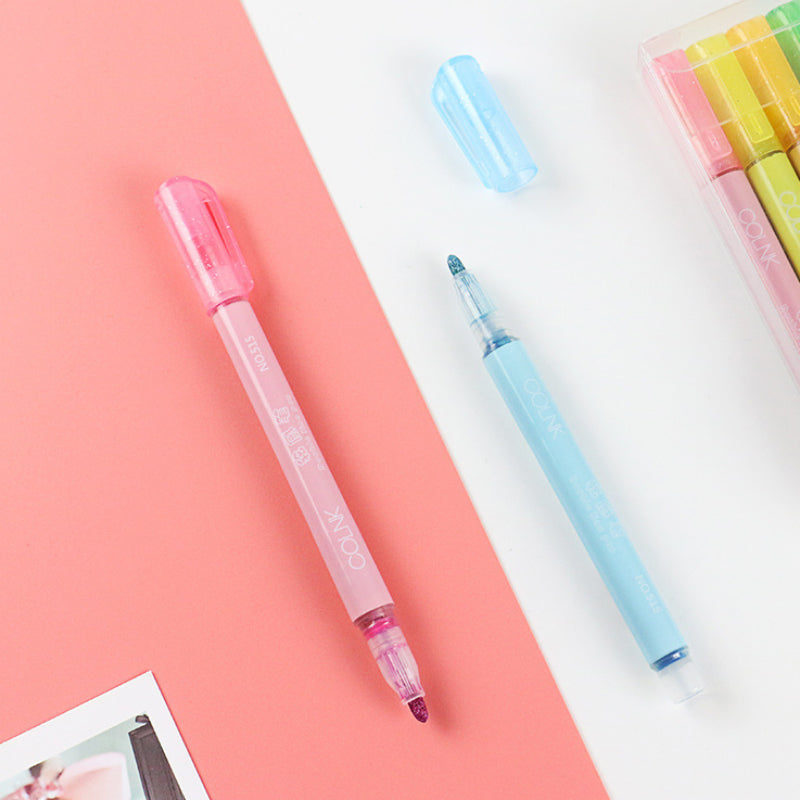 ClarityGlow Highlighters Set – Heldere Markeerstiften voor Studie en Notities