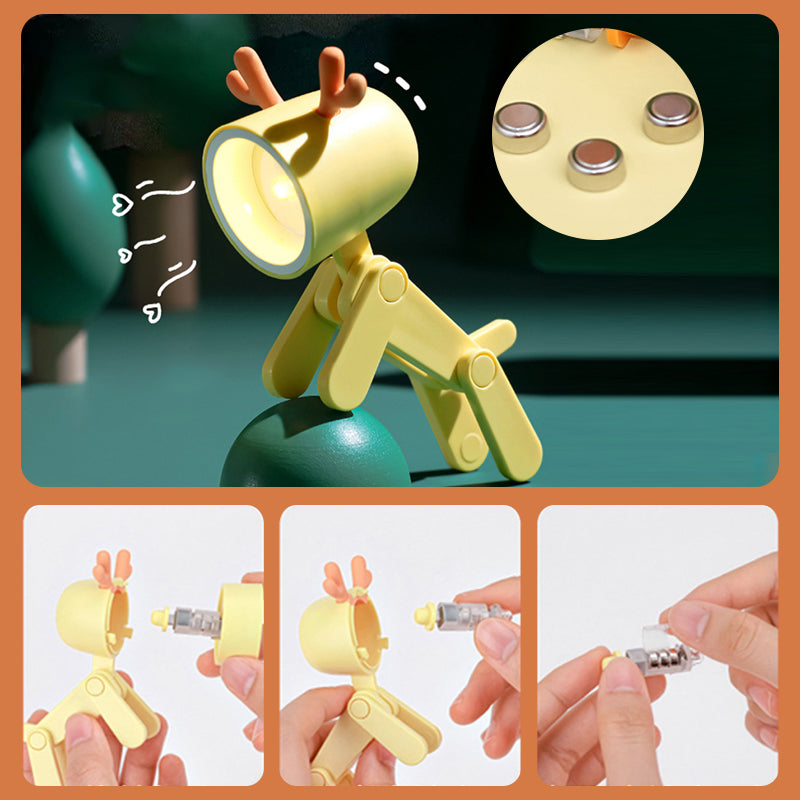 Nachtlampje Hond Kinderen – Flexibel LED Warm Licht USB Oplaadbaar